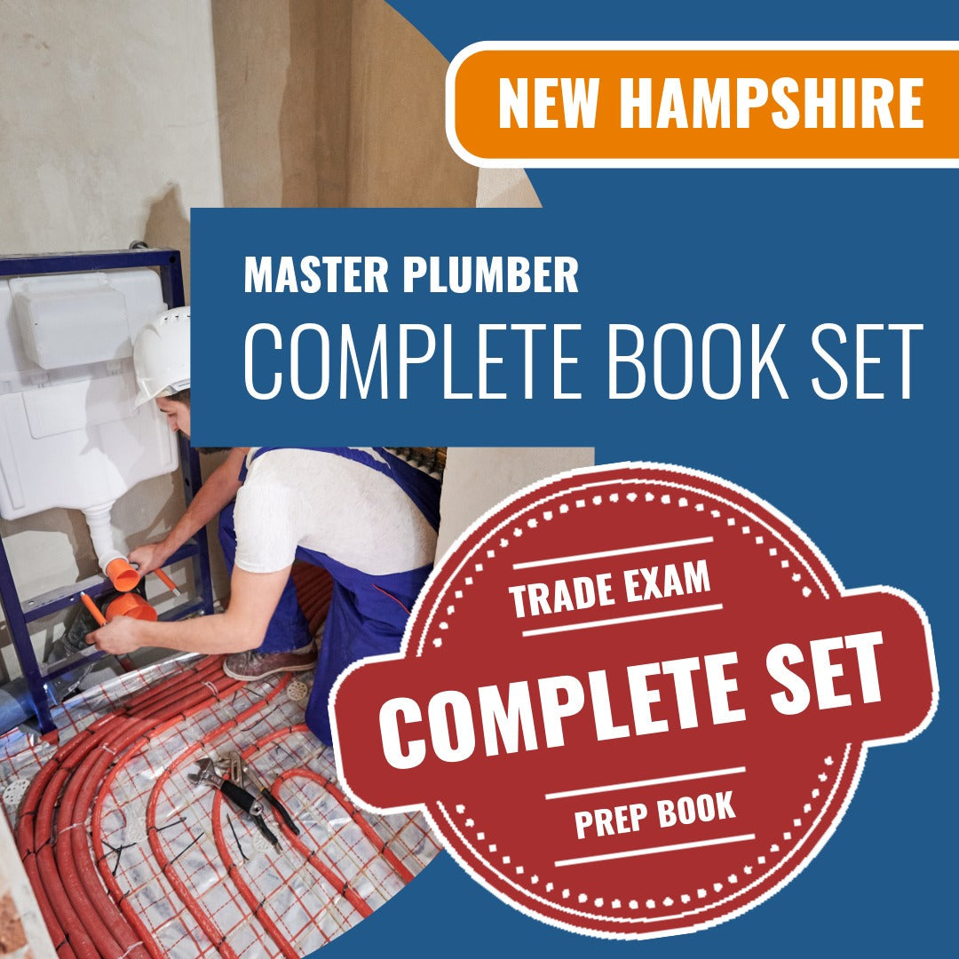New Hampshire Master Plumber Exam Book Package