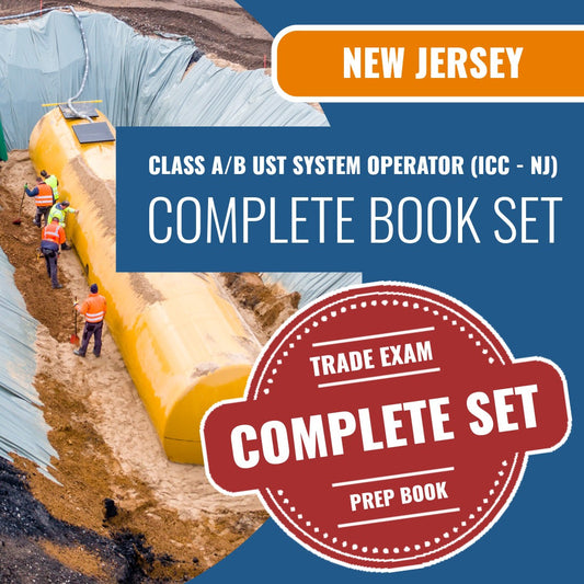New Jersey ICC Class A/B UST System Operator - NJ Exam Book Package