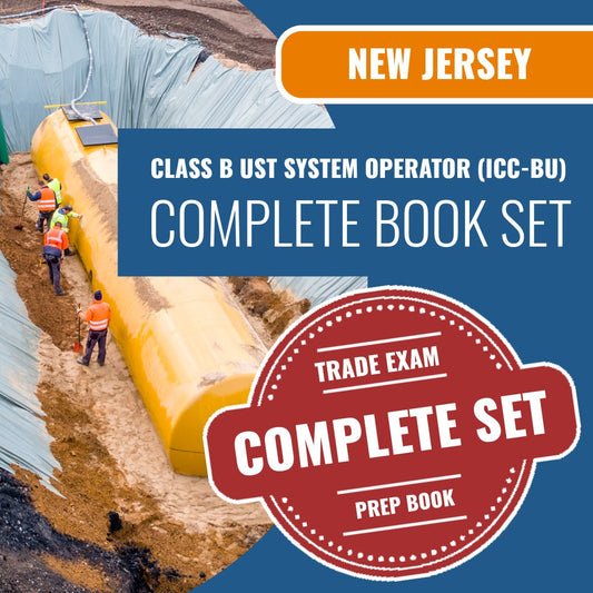 New Jersey Class B UST System Operator (ICC - BU) Exam Book Package