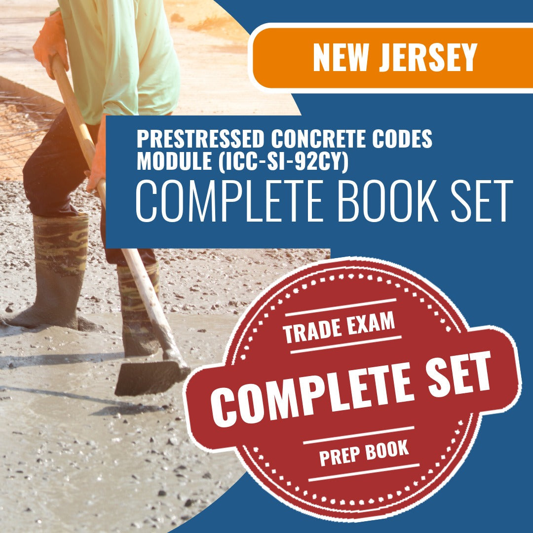 New Jersey Prestressed Concrete Codes Module (ICC - SI - 92CY) Exam Book Package