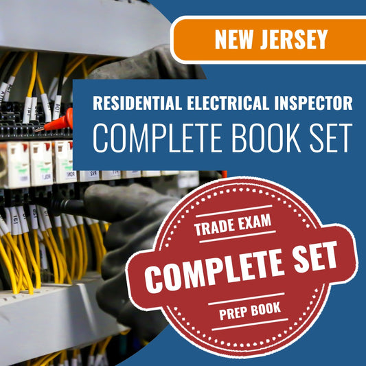 New Jersey Residential Electrical Inspector - (ICC - E1) Exam Book Package
