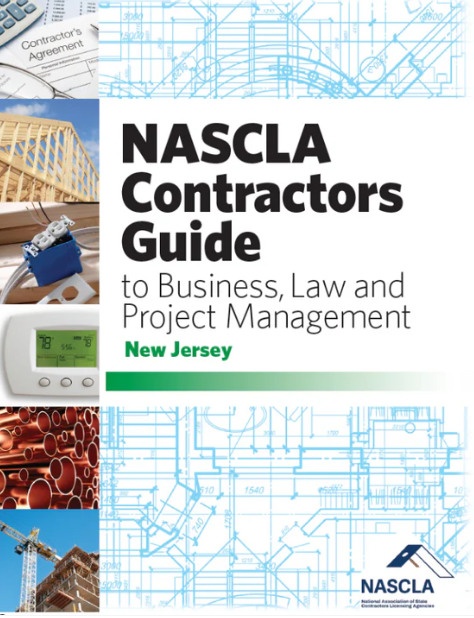 New Jersey NASCLA Contractors Guide to Business, Law and Project Management - Highlighted & Tabbed