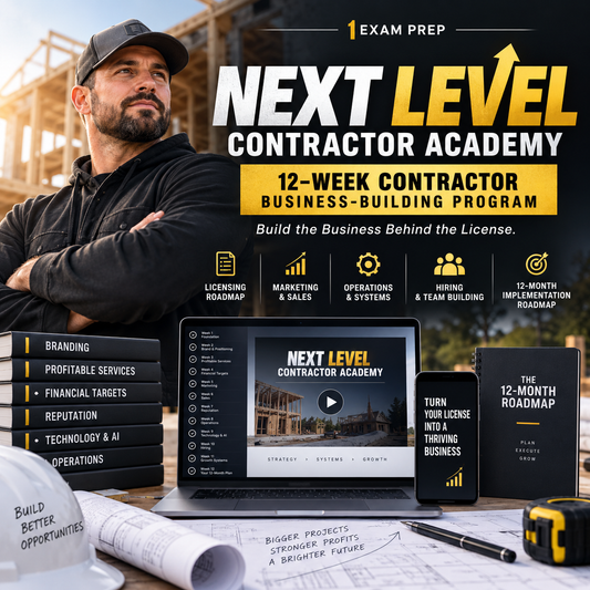 Next Level Contractor Academy 12 Weeks to Build Your Contracting Business