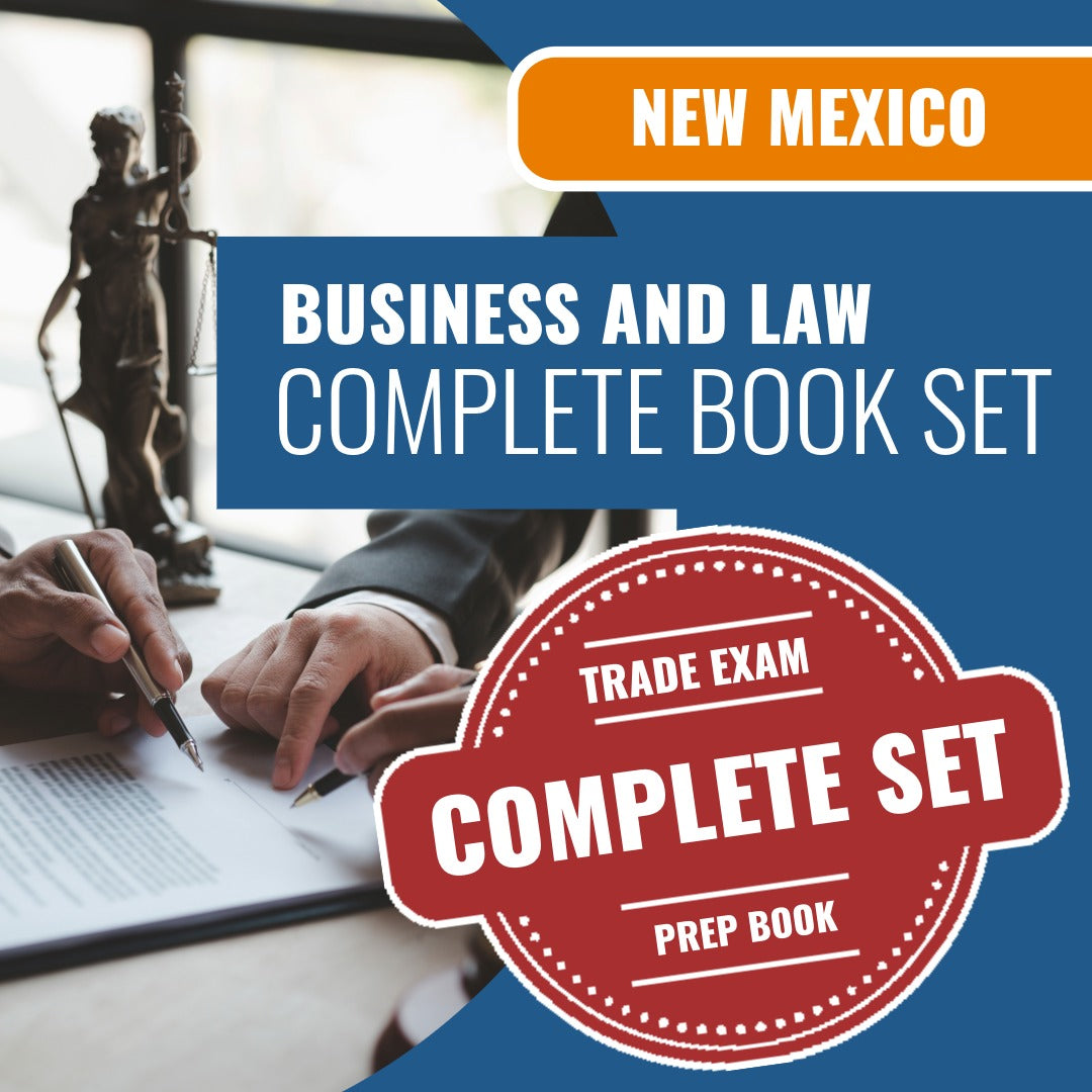 New Mexico Business and Law Contractor Exam Book Package