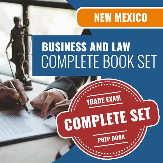 New Mexico Business and Law Contractor Exam Book Package