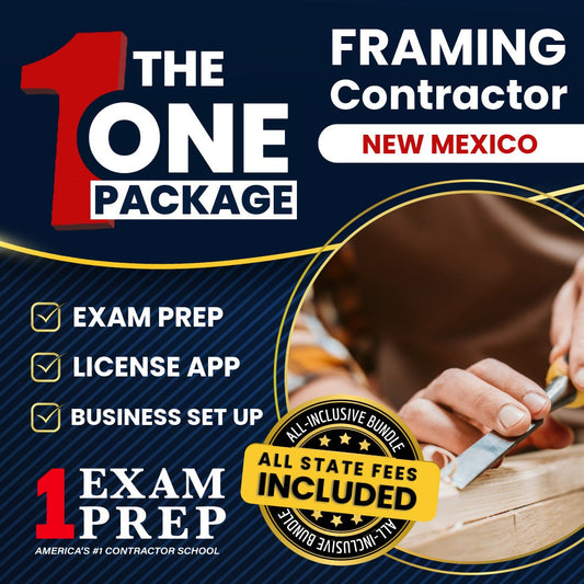 The 1 Package: All-Inclusive New Mexico Framing Contractor (GS-13) Exam, Licensing & Business Setup Solution