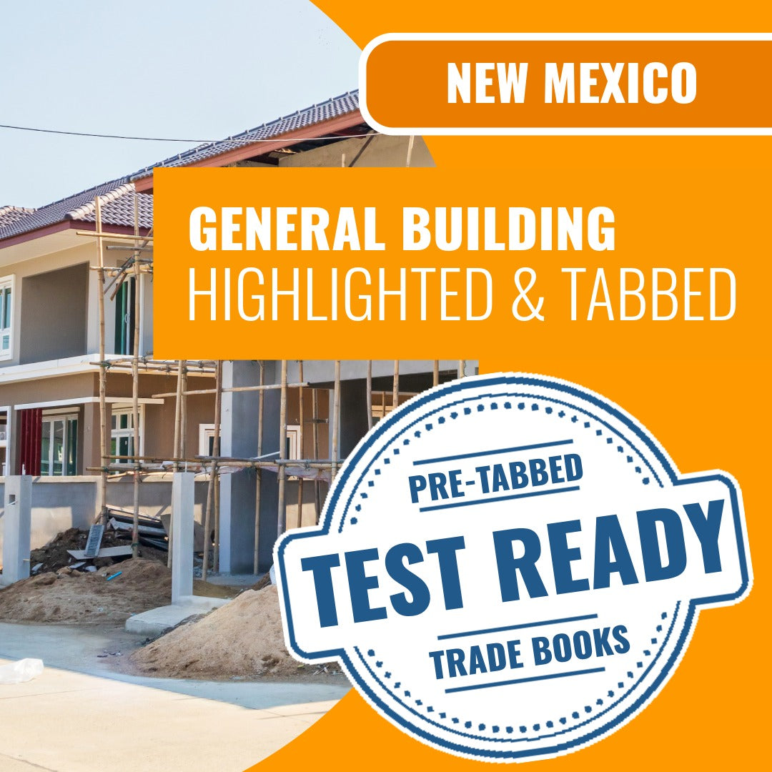 New Mexico General Building Inspector Highlighted & Tabbed Book Package