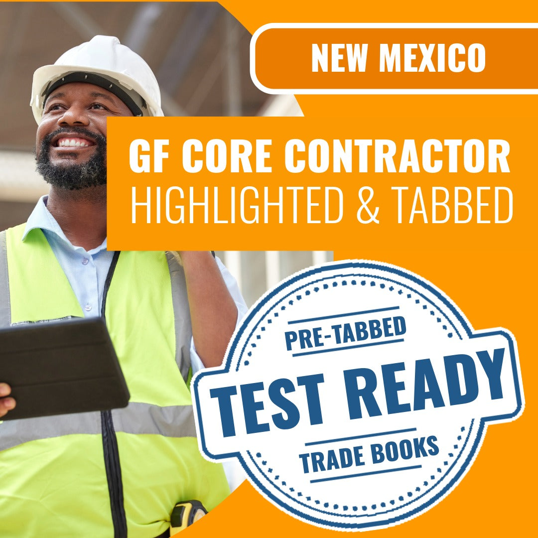 New Mexico Core Contractor GF Highlighted & Tabbed Book Package