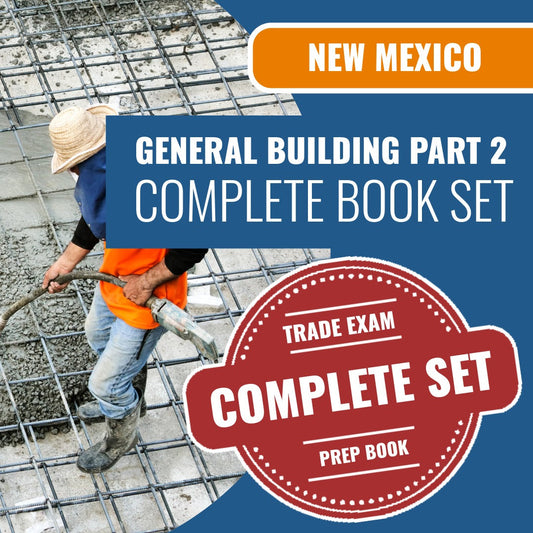 New Mexico General Building Contractor Part 2 (GB-98) Contractor Exam Book Package