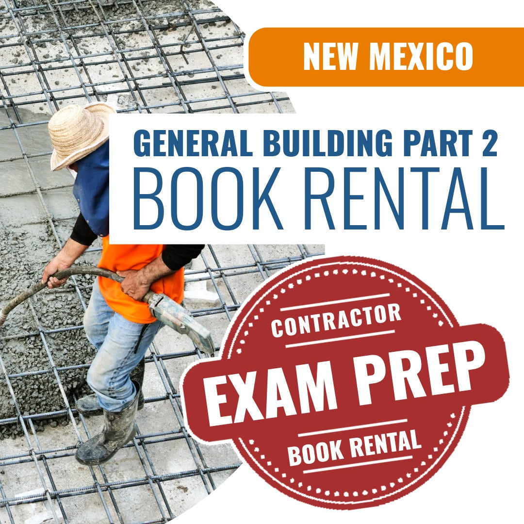 New Mexico General Building Contractor Part 2 (GB-98) - Books & Courses Rental Package
