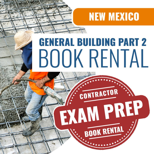 New Mexico General Building Contractor Part 2 (GB-98) - Books & Courses Rental Package