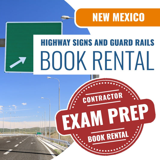 New Mexico Highway Signs and Guard Rails Contractor GA-5 - Books & Courses Rental Package