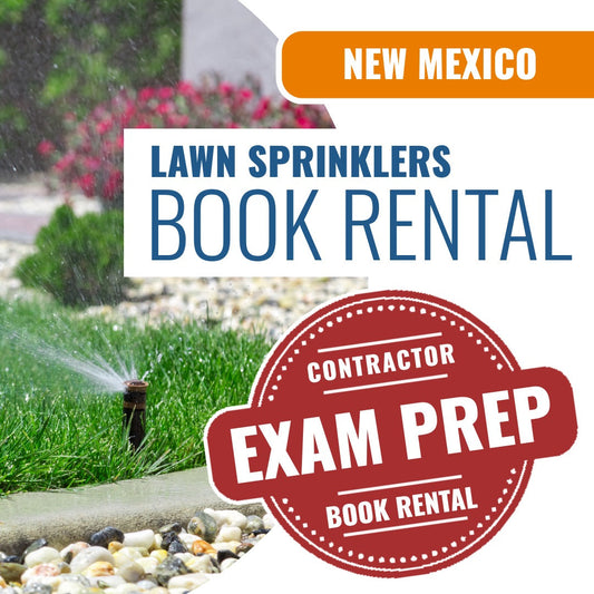 New Mexico Lawn Sprinklers Contractor MS-6 - Books & Courses Rental Package