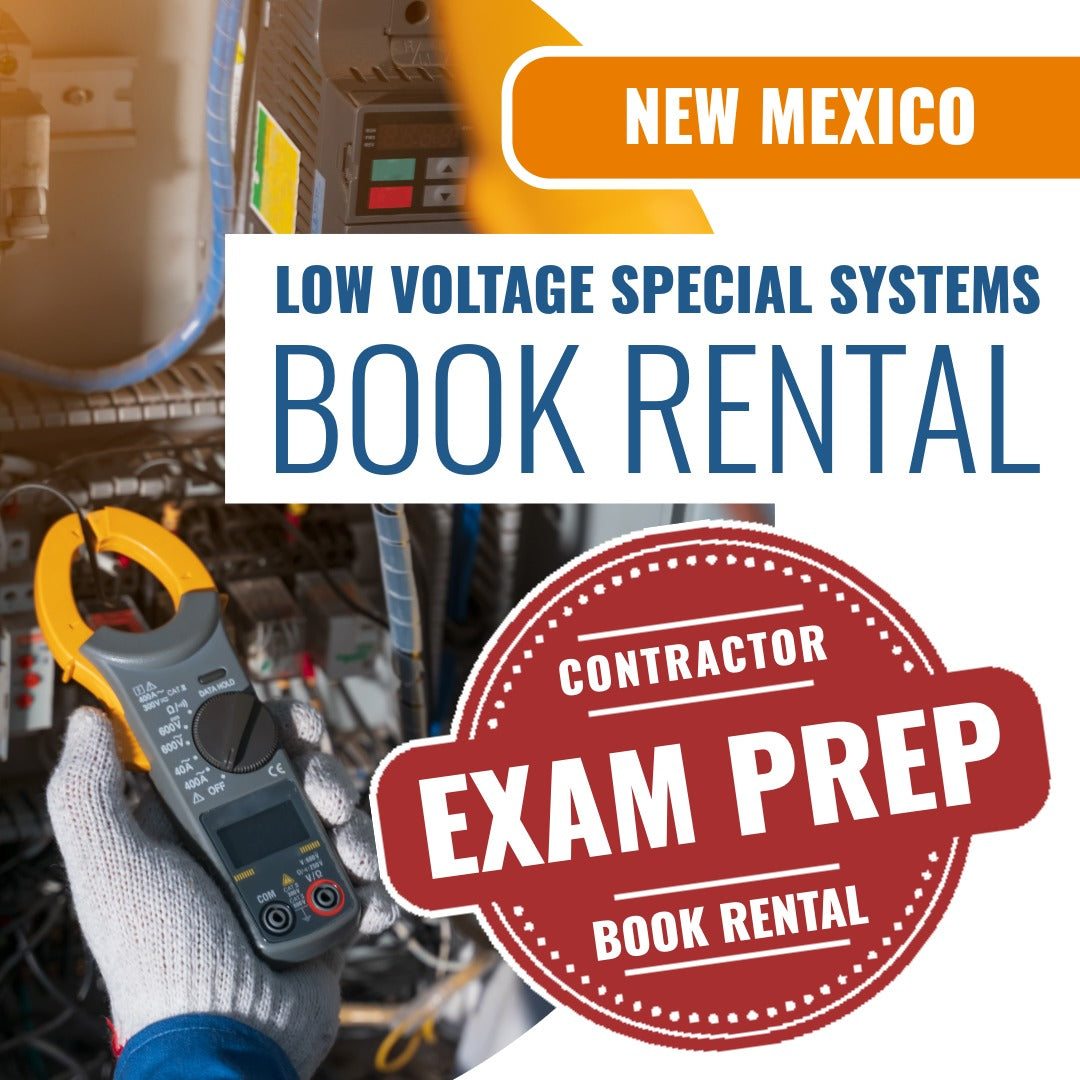 New Mexico Low Voltage Special Systems (Under 50 Volts) Contractor ES-3 - Books & Courses Rental Package