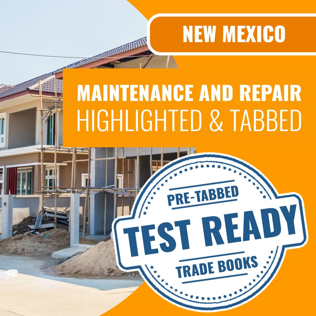 New Mexico Maintenance and Repair Contractor GA-2 Highlighted & Tabbed Book Package