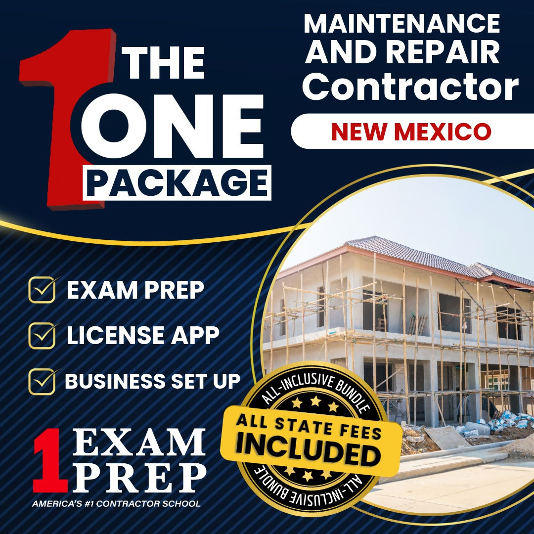 The 1 Package: All-Inclusive New Mexico Maintenance and Repair Contractor GA-2 Exam, Licensing & Business Setup Solution