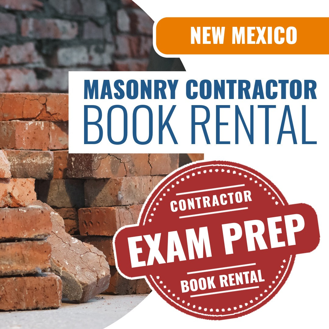 New Mexico Masonry Contractor (GS-16) - Books & Courses Rental Package