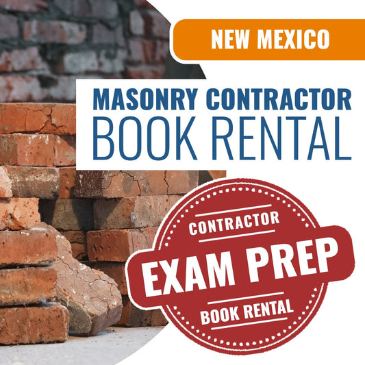 New Mexico Masonry Contractor (GS-16) - Books & Courses Rental Package