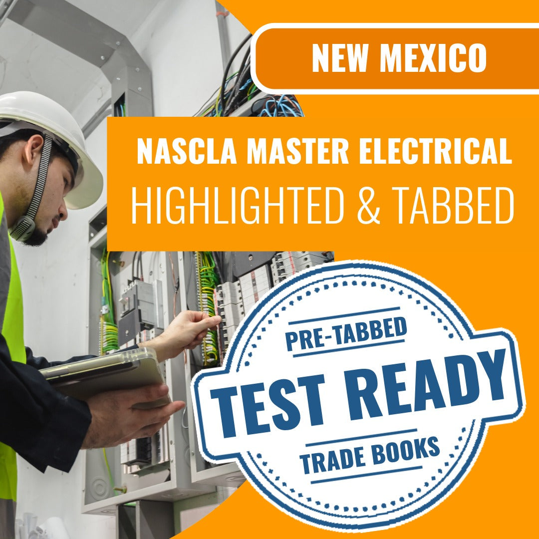 New Mexico NASCLA Master Electrical Contractor - Highlighted and Tabbed Book Package