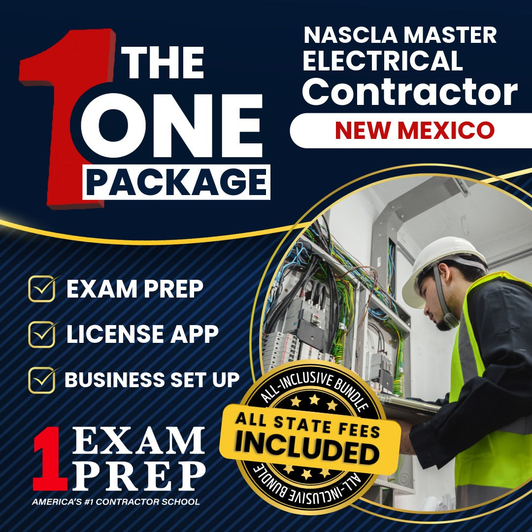 The 1 Package: All-Inclusive New Mexico NASCLA Master Electrical Contractor Licensing & Business Setup