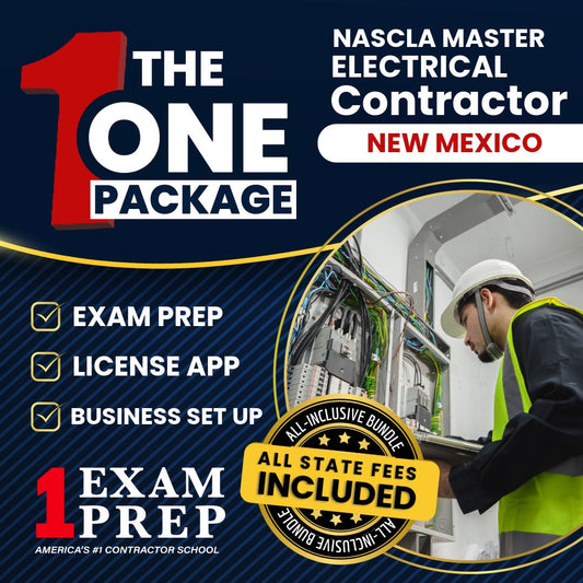 The 1 Package: All-Inclusive New Mexico NASCLA Master Electrical Contractor Licensing & Business Setup
