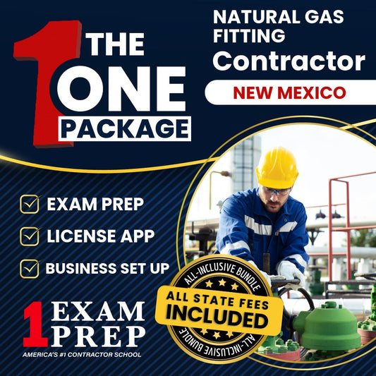 The 1 Package: All-Inclusive New Mexico Natural Gas Fitting Contractor MM-2 Exam, Licensing & Business Setup