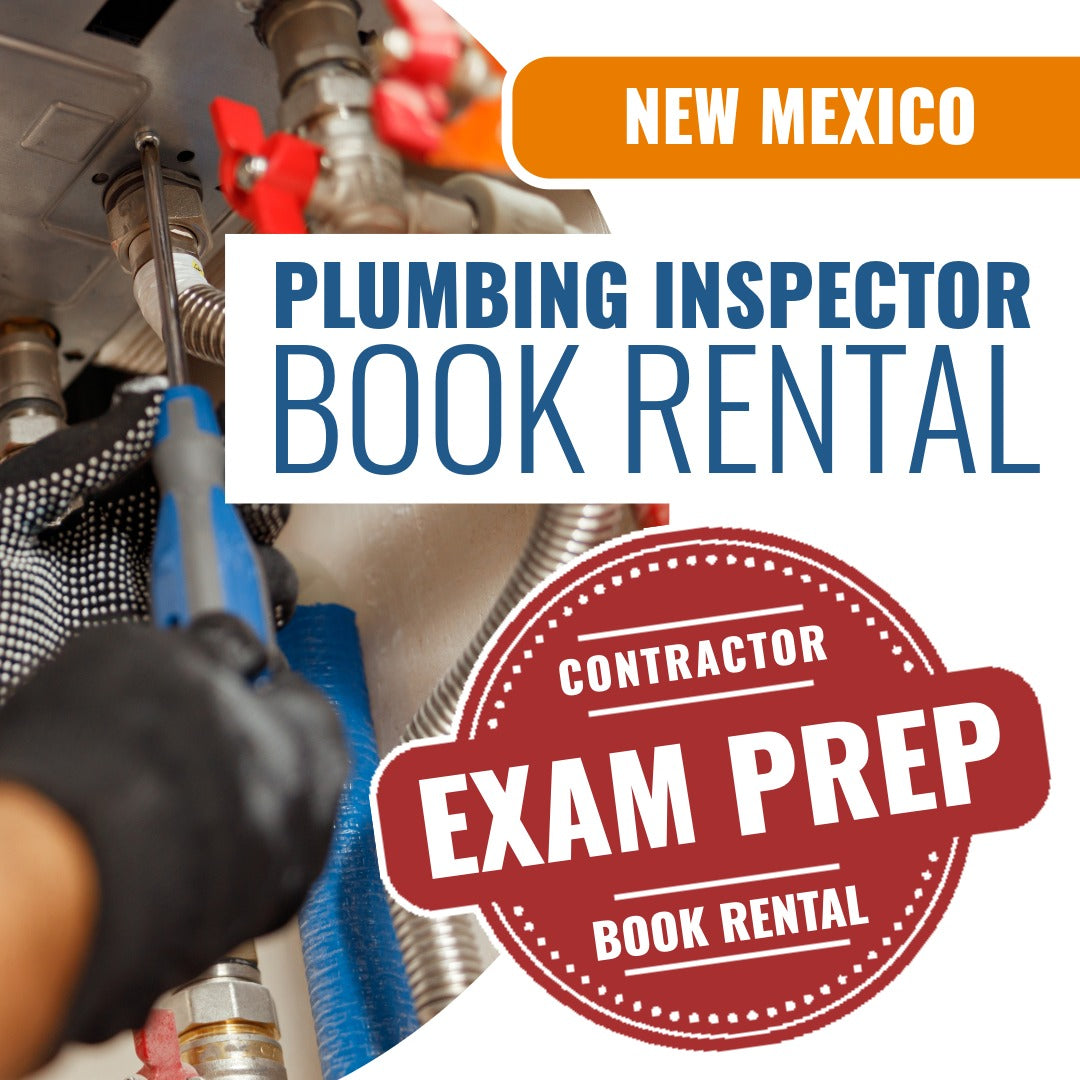 New Mexico Plumbing Inspector - Books & Courses Rental Package