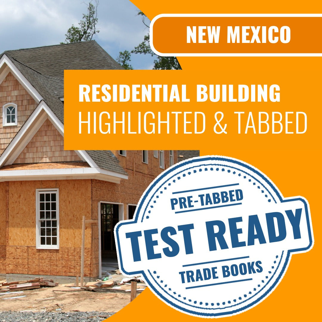 New Mexico Residential Building Contractor Part 1 (GB-2) Highlighted & Tabbed Book Package