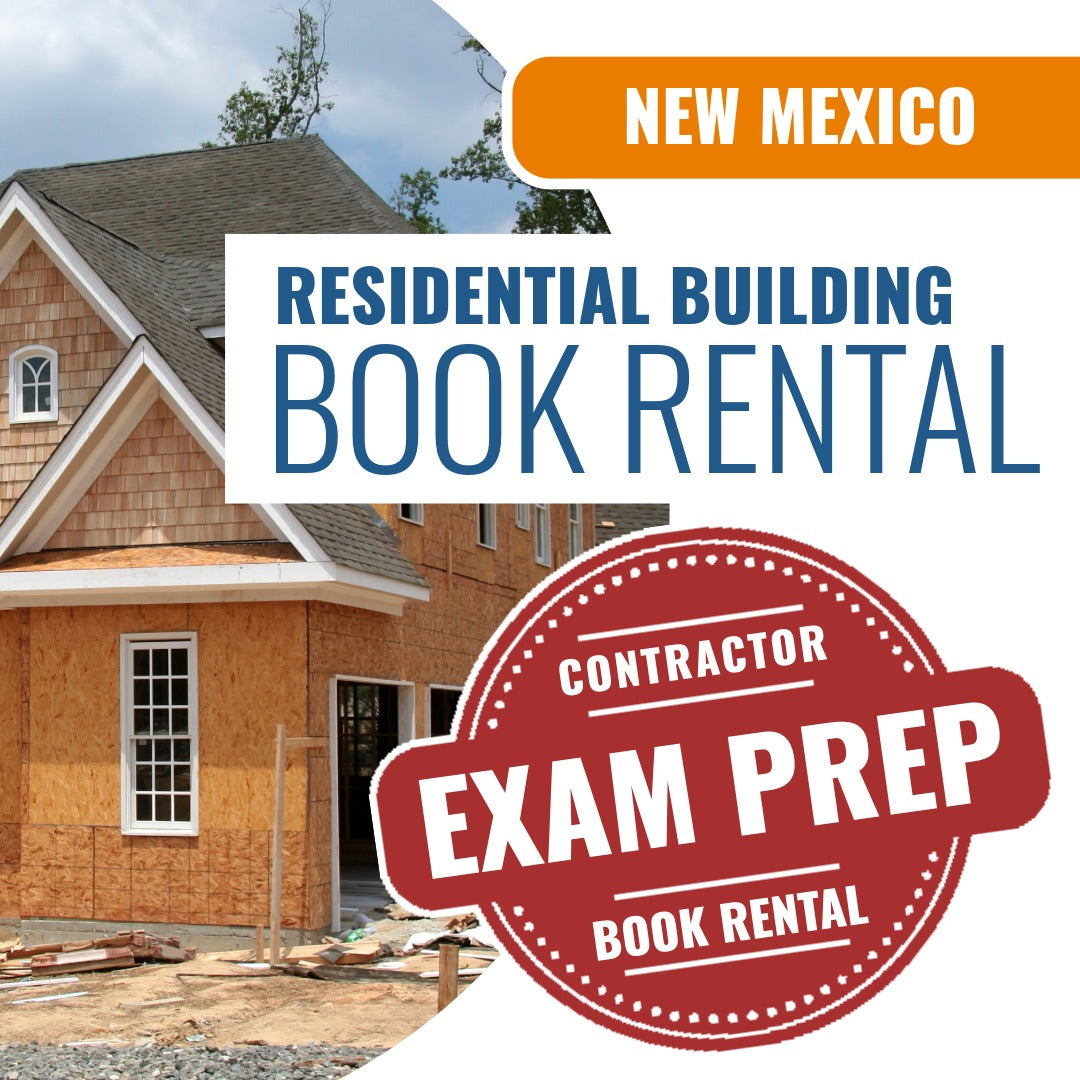 New Mexico Residential Building Contractor Part 1 (GB-2) - Books & Courses Rental Package