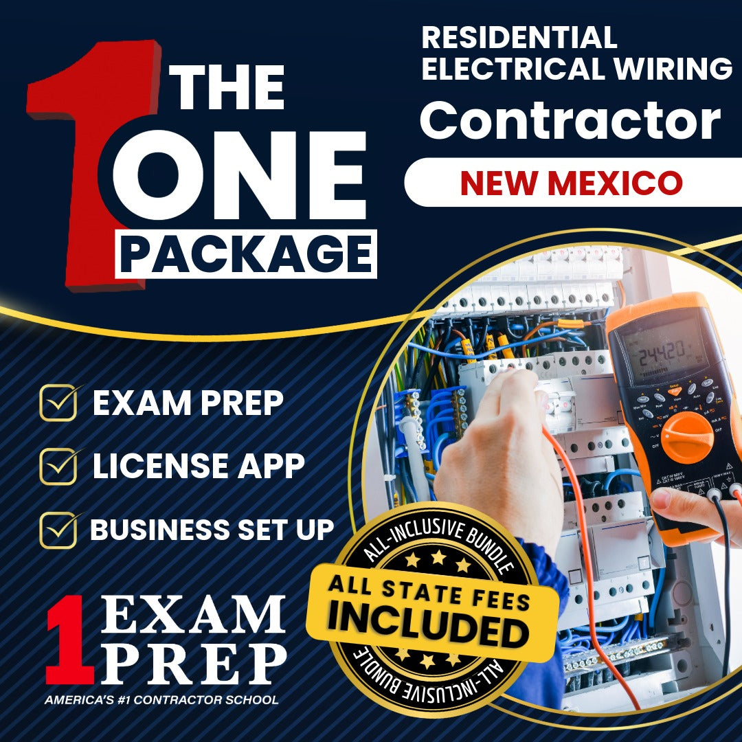 The 1 Package: All-Inclusive New Mexico Residential Electrical Wiring Contractor (ER-1) Exam, Licensing & Business Setup Solution