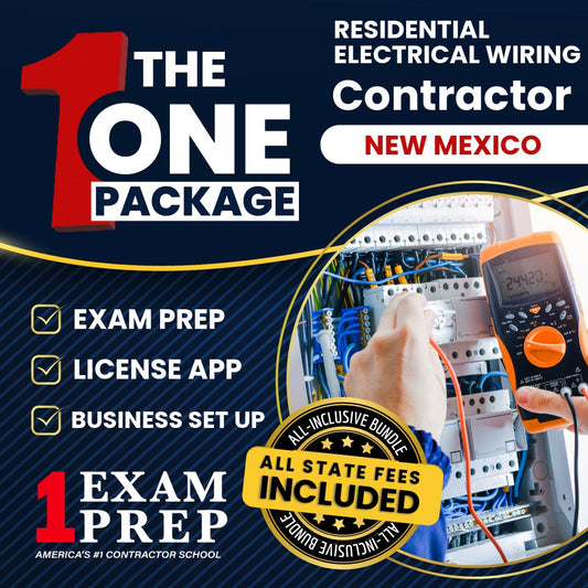 The 1 Package: All-Inclusive New Mexico Residential Electrical Wiring Contractor (ER-1) Exam, Licensing & Business Setup Solution
