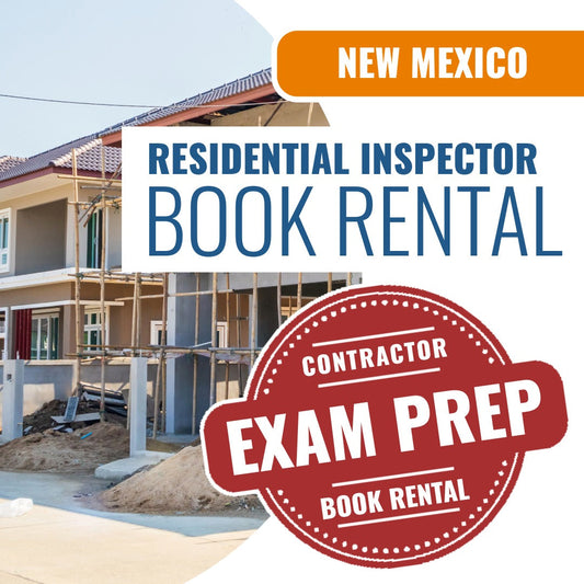 New Mexico Residential Inspector - Books & Courses Rental Package
