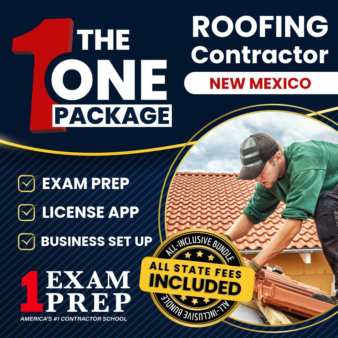 The 1 Package: All-Inclusive New Mexico Roofing Contractor (GS-21) Exam, Licensing & Business Setup Solution
