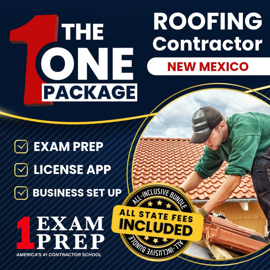 The 1 Package: All-Inclusive New Mexico Roofing Contractor (GS-21) Exam, Licensing & Business Setup Solution