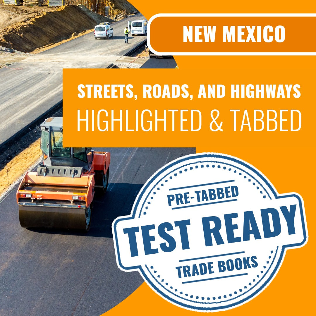 New Mexico Streets, Roads and Highways Contractor GA-1 Highlighted & Tabbed Book Package