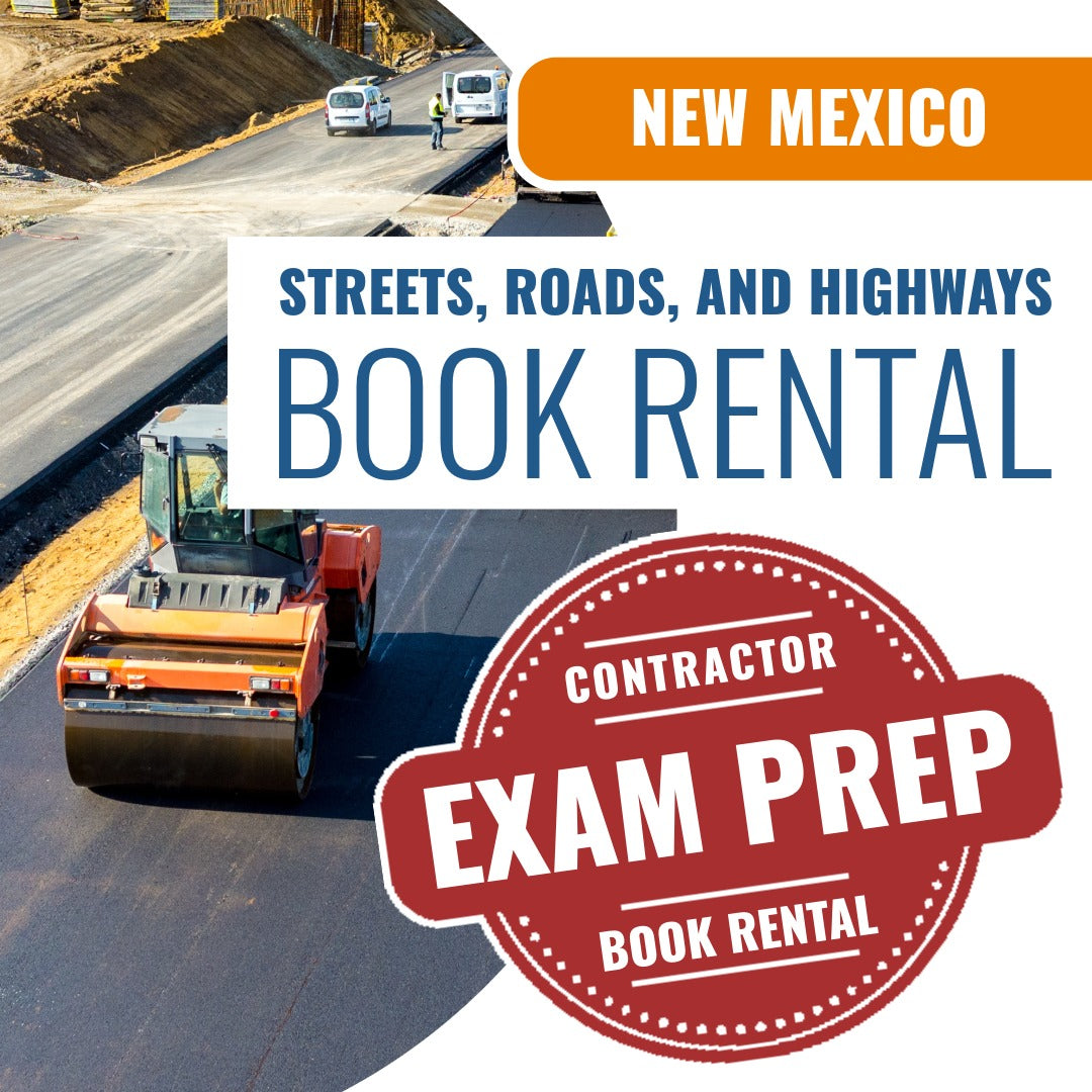 New Mexico Streets, Roads and Highways Contractor GA-1 - Books & Courses Rental Package