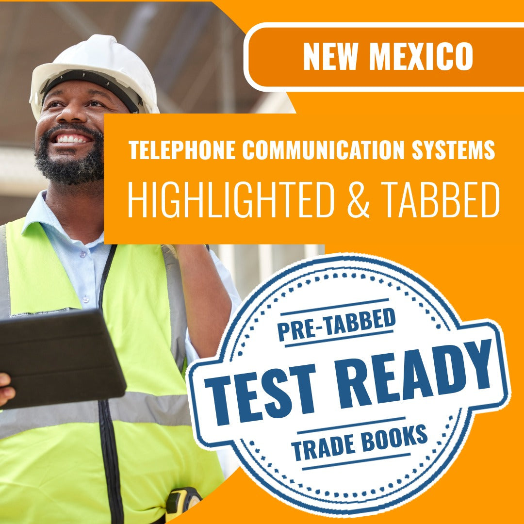 New Mexico Telephone Communication Systems and Telephone Interconnect Systems Contractor ES-7 Highlighted & Tabbed Book Package