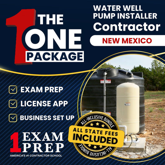 The 1 Package: All-Inclusive New Mexico Water Well Pump Installer Contractor ES-10 Exam, Licensing & Business Setup Solution