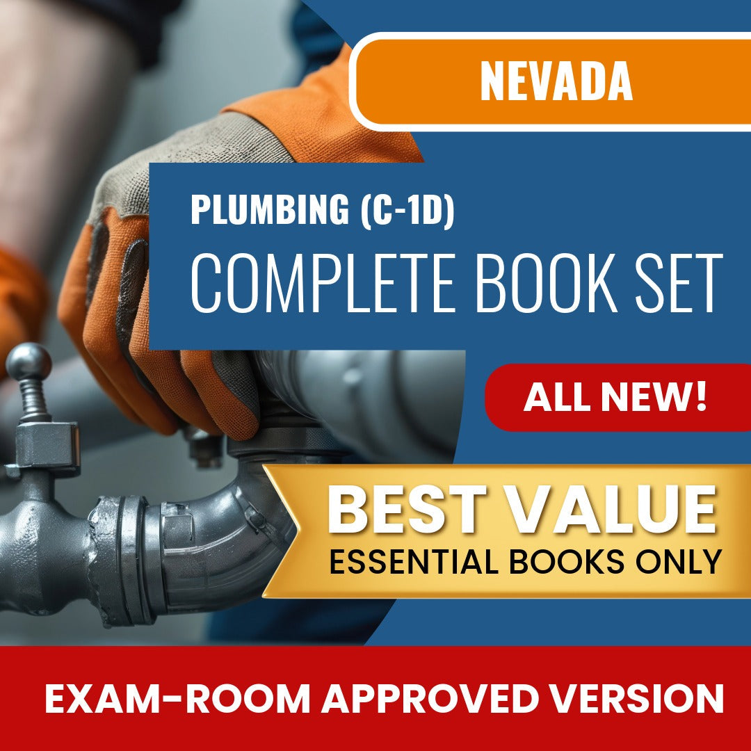 Nevada Plumbing Contractor (C-1D) Books Allowed into Exam Package