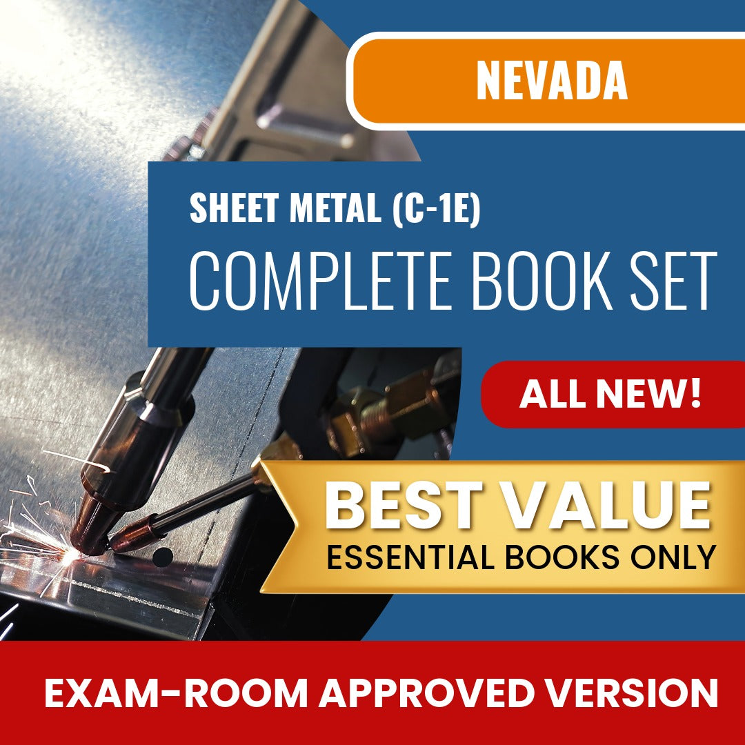 Nevada Sheet Metal Contractor (C-1E) Books Allowed into Exam Package