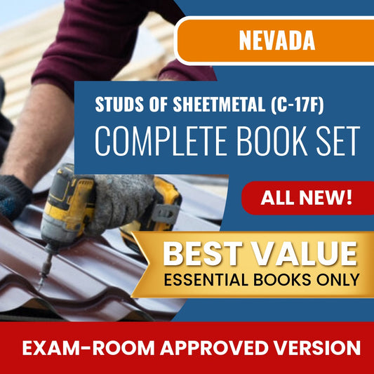 Nevada Studs of Sheet Metal Contractor (C-17F) Books Allowed into Exam Package