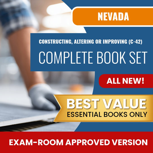 Nevada Constructing, Altering or Improving Contractor (C-42) Books Allowed into Exam Package
