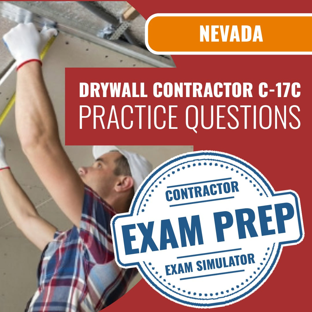 Nevada Drywall Contractor (C-17C) Exam - Online Practice Questions