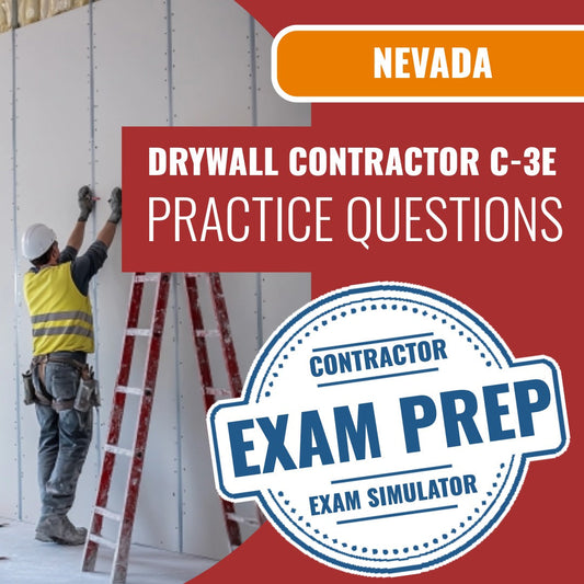 Nevada Drywall Contractor (C-3E) Exam - Online Practice Questions