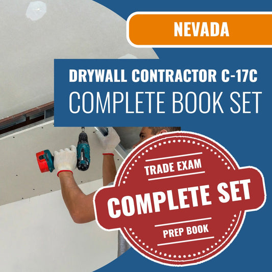 Nevada Drywall Contractor (C-17C) Exam Book Package