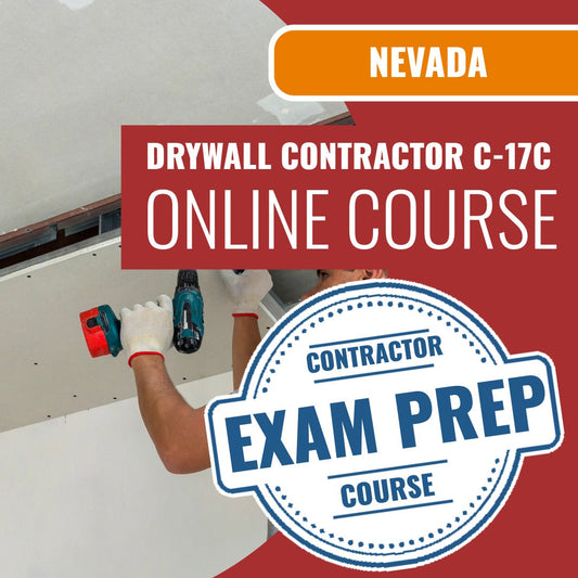 Nevada Drywall Contractor (C-17C) Exam - Online Exam Prep