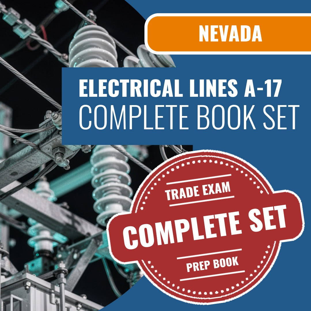 Nevada A-17 lines to transmit electricity contractor exam book package
