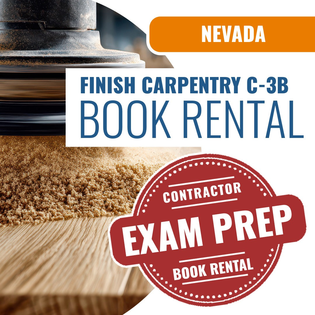Nevada Finish Carpentry Contractor (C-3B) - Books & Courses Rental Package