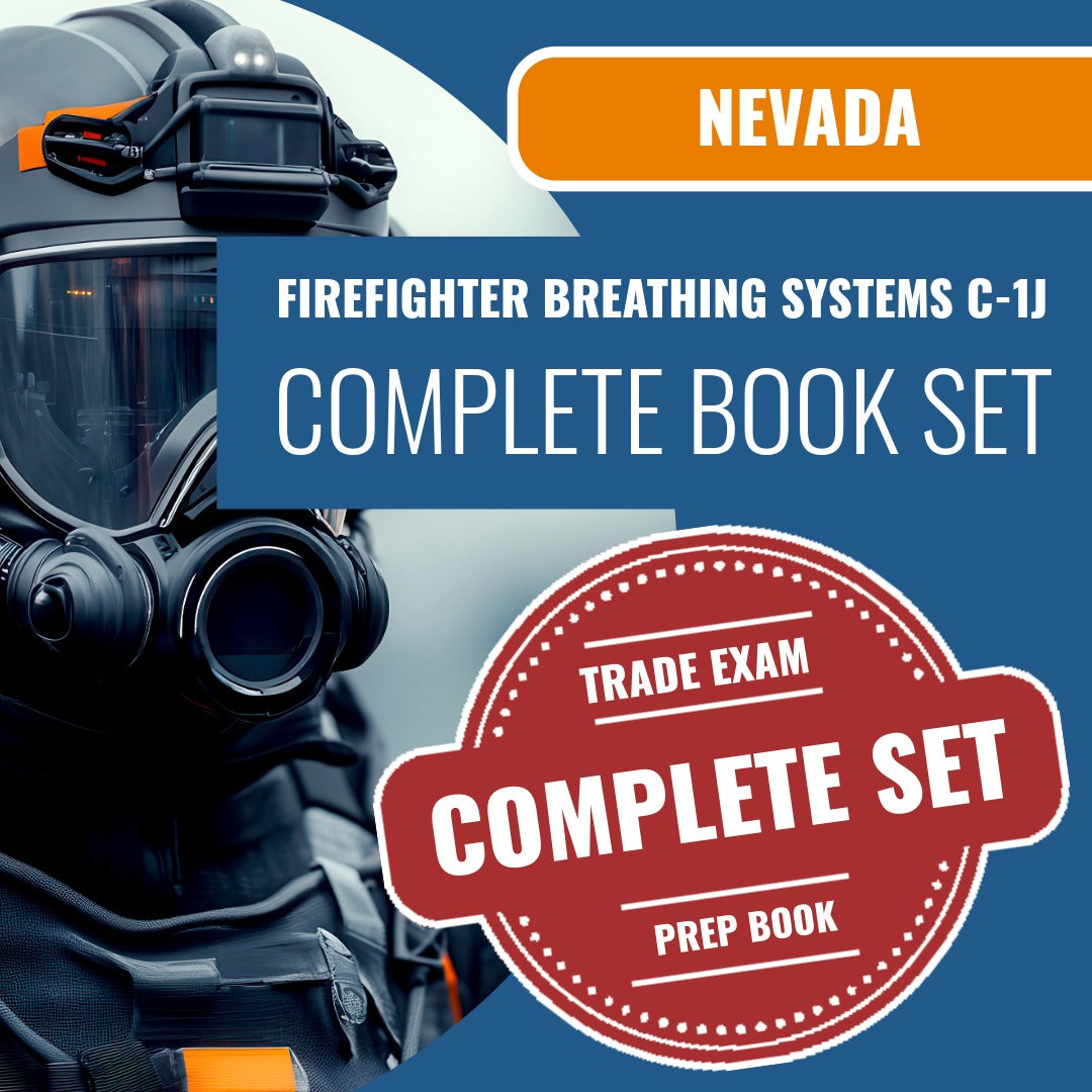 Nevada C-1J breathing air systems contractor exam book package
