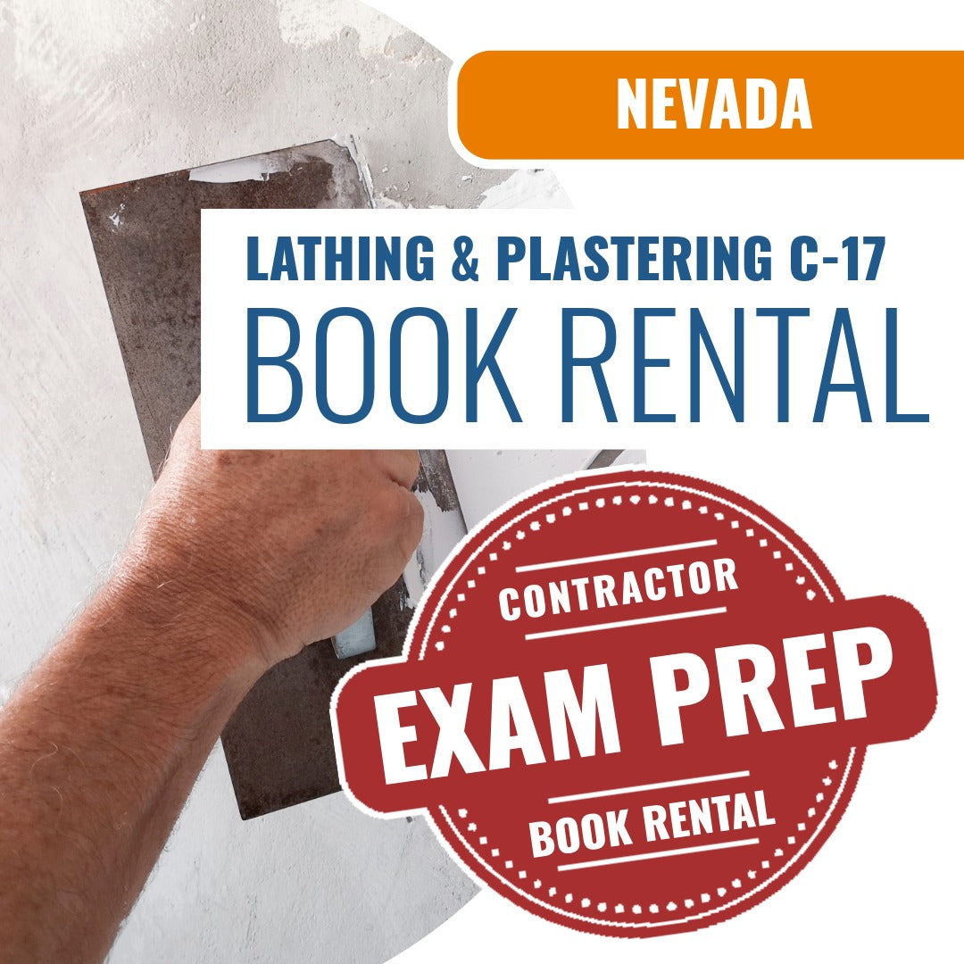 Nevada Lathing and Plastering Contractor (C-17) - Books & Courses Rental Package